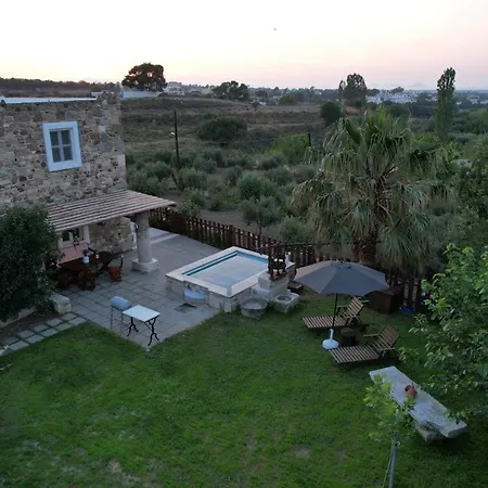 Traditional Kos Villa With Swimming Pool, Lawn Yard And Bbq Extérieur photo